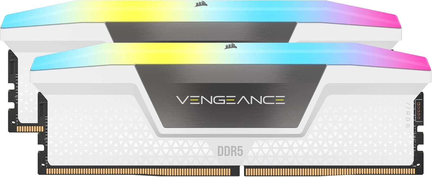 MEMORIA RAM 32GB (2X16GB) CORSAIR VENGEANCE DDR5 6000MHZ (BRANCA)