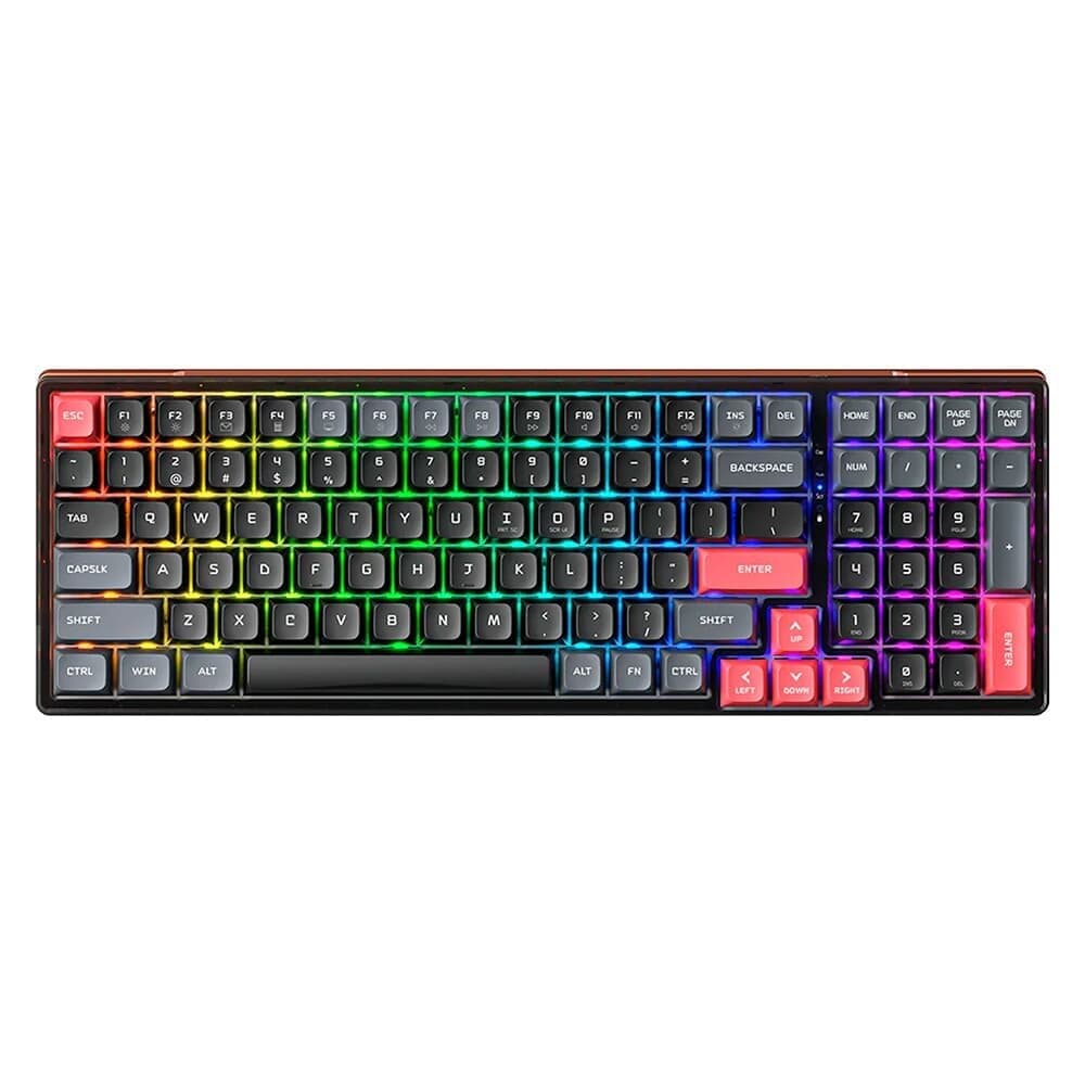 TECLADO MECANICO MACHENIKE K600-B100 LITE RGB (SWITCH BROWN) (HOT-SWAP)