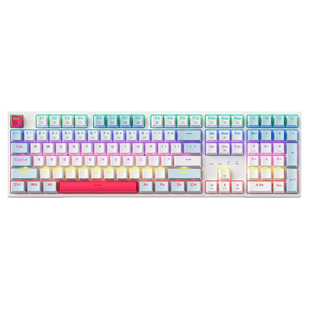 TECLADO MECANICO MACHENIKE K500E-108 RGB (SWITCH RED) (HOT-SWAP)