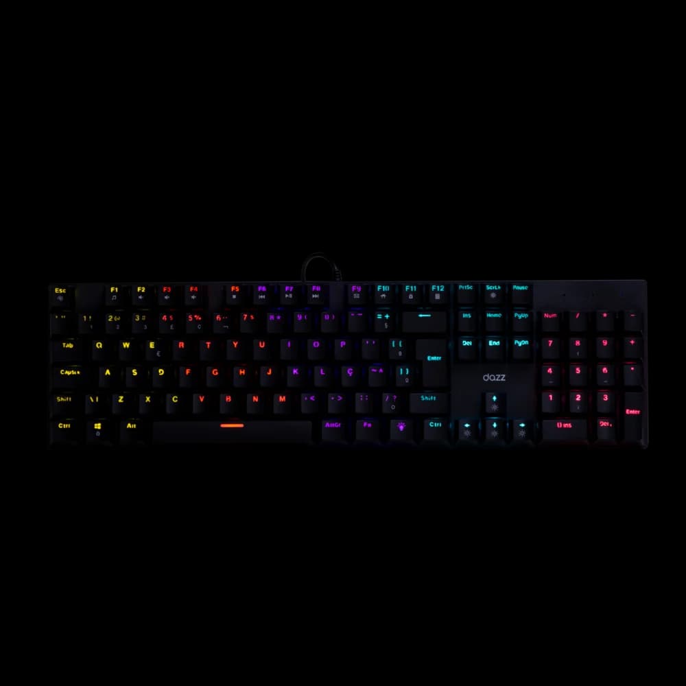 TECLADO MECANICO DAZZ ORION ESSENTIAL RGB (SWITCH BLUE)