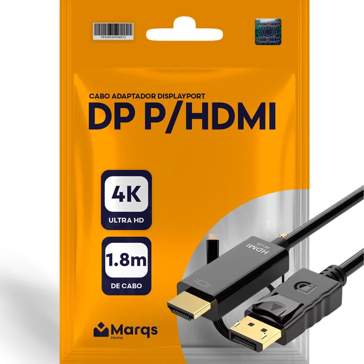 CABO DISPLAYPORT X HDMI
