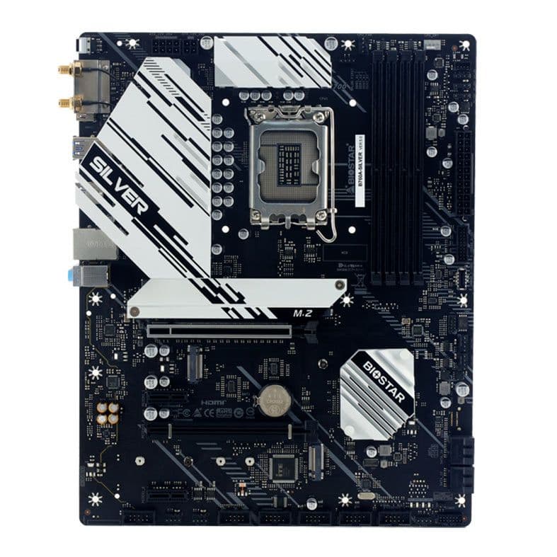 PLACA MÃE BIOSTAR B760A-SILVER (DDR5)