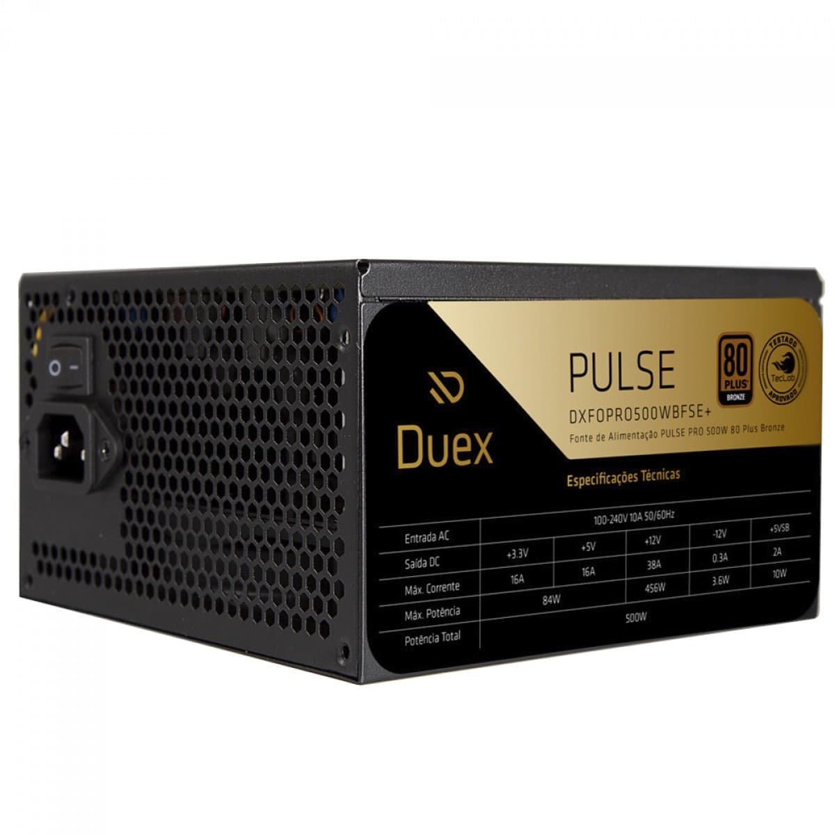 FONTE 500W DUEX PULSE PRO (BRONZE)