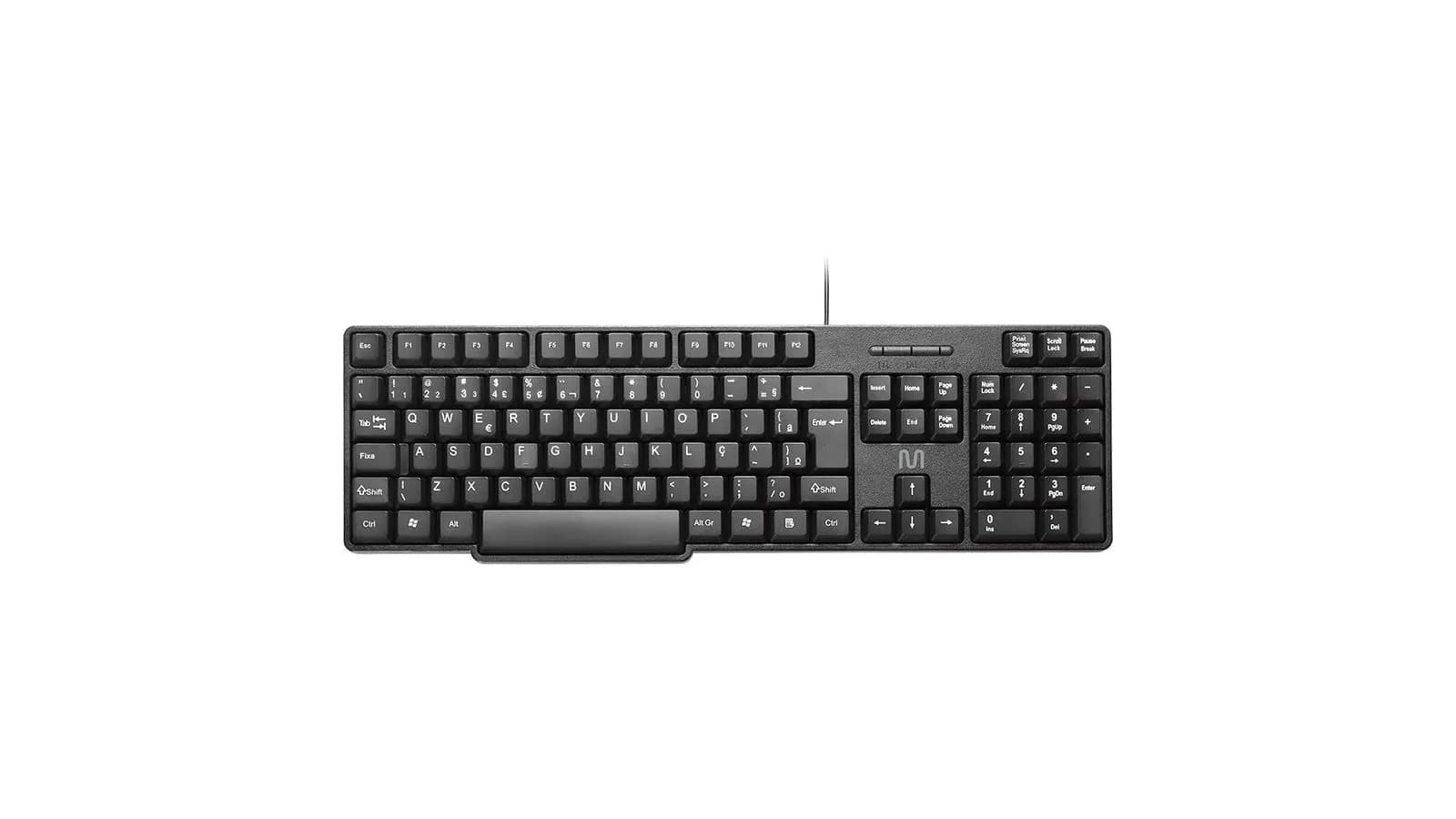 TECLADO MULTILASER SLIM USB COM FIO TC213