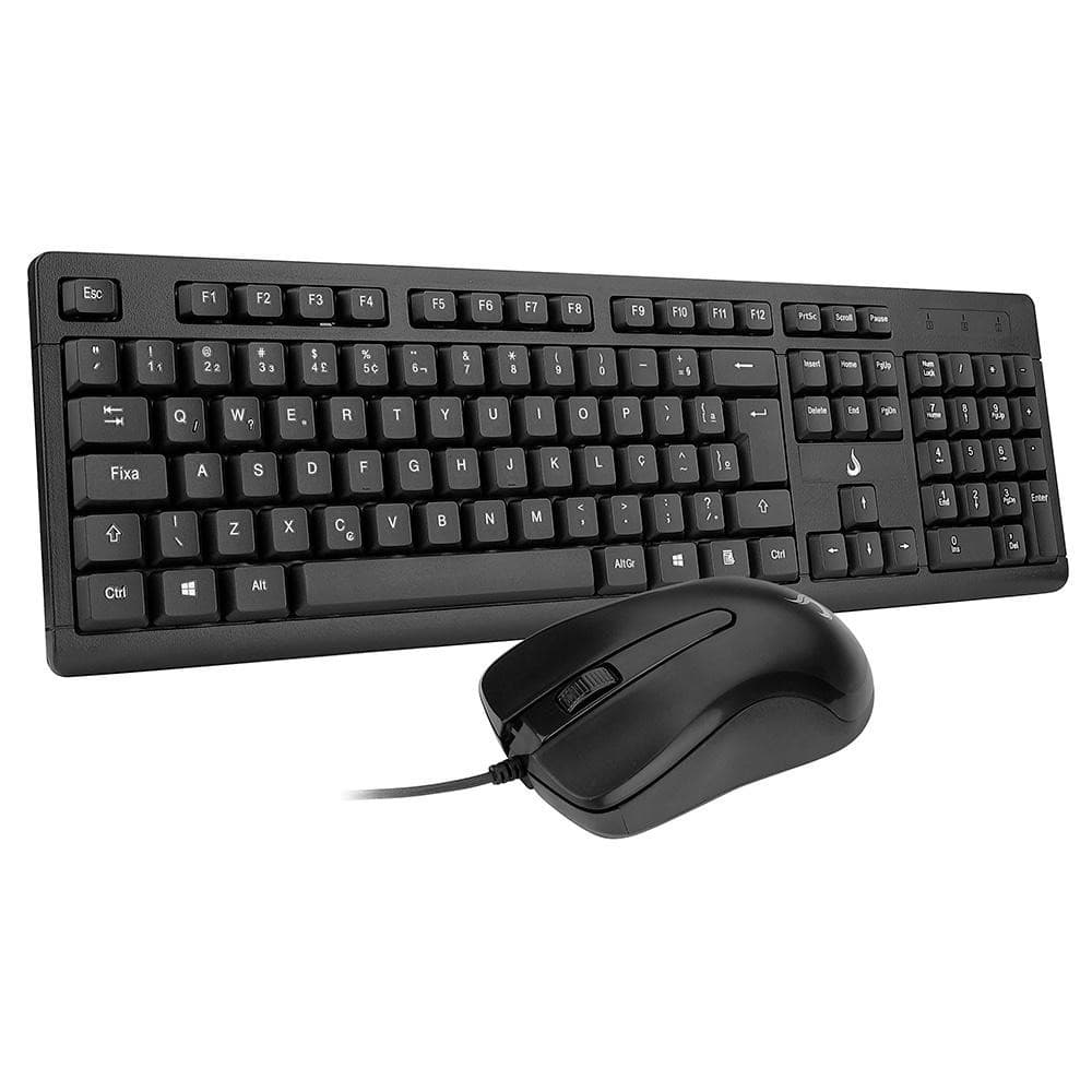 Teclado e Mouse Rise Mode Office