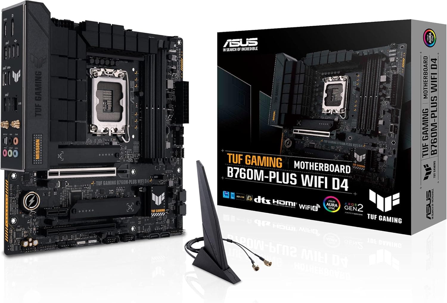 PLACA MÃE ASUS TUF GAMING B760M-PLUS WIFI D4