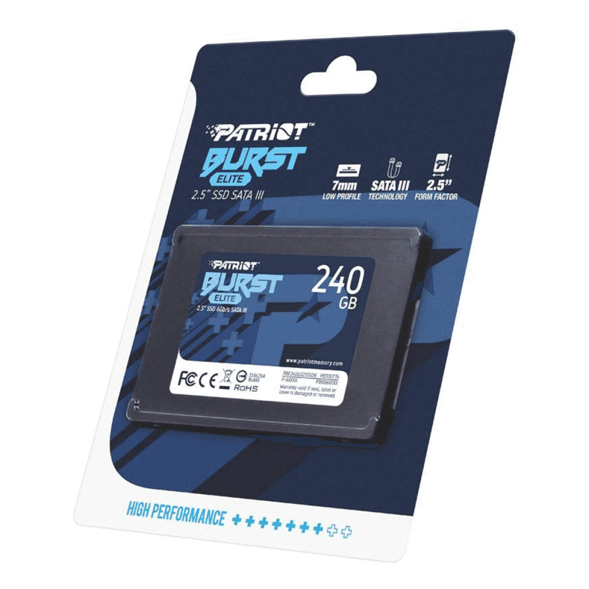 SSD 240GB PATRIOT BURST ELITE (SATA) - foto 2